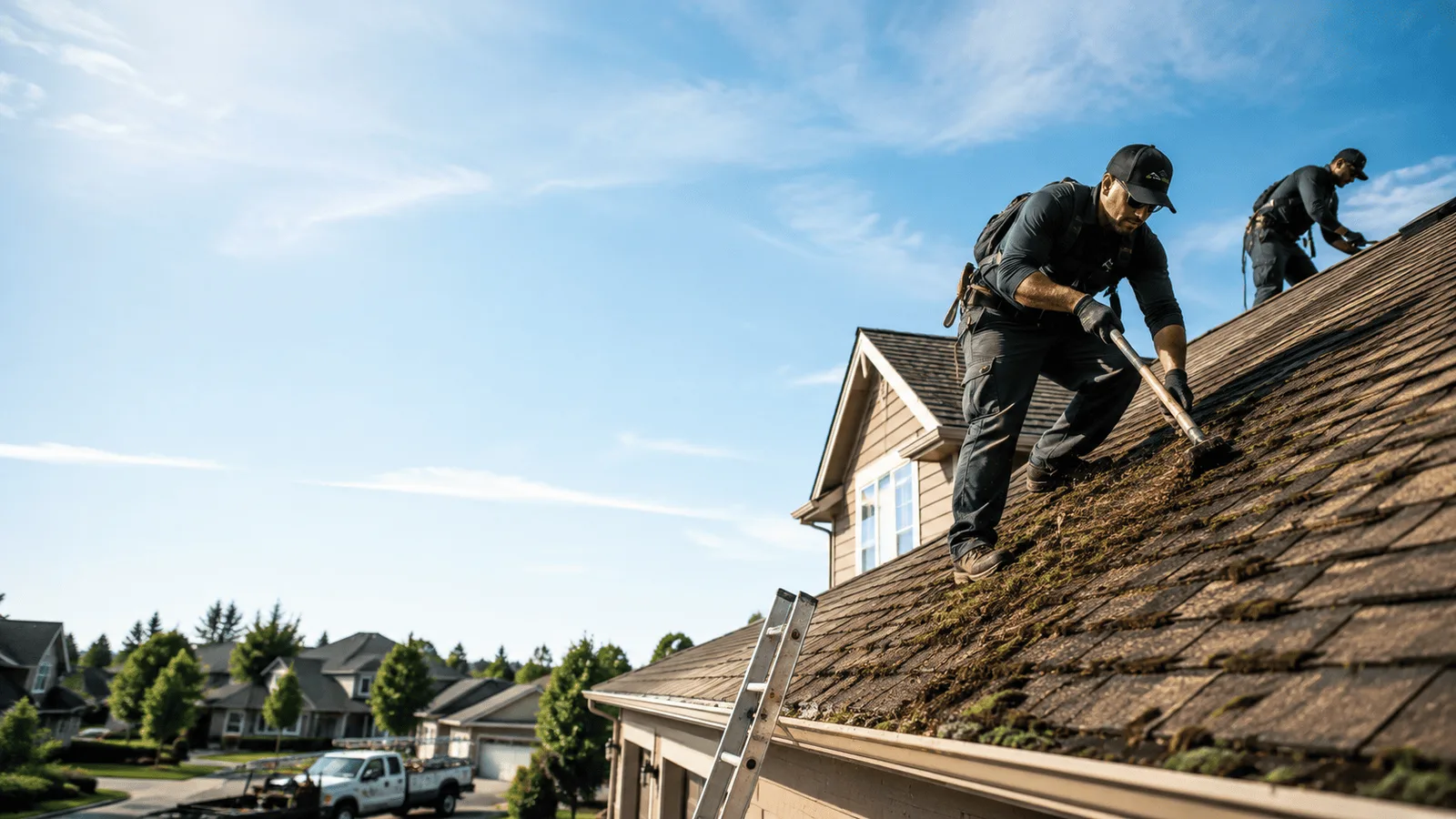 Roof Moss Removal in Rutherford, NJ near me